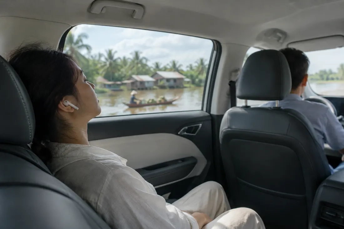 Khoang xe êm, khách có thể nghỉ ngơi trên đường dài